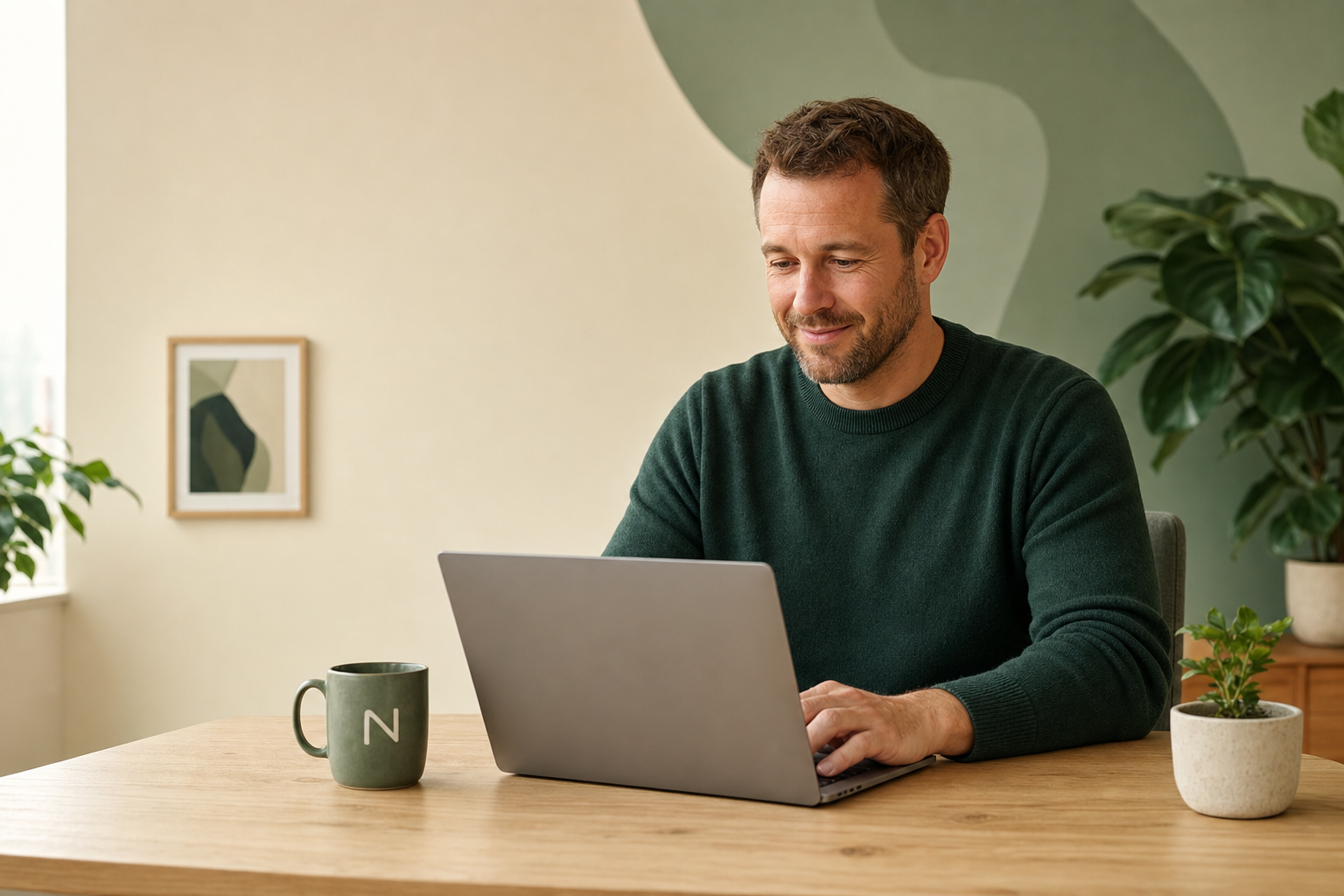 Nivcom IT-specialist aan het werk